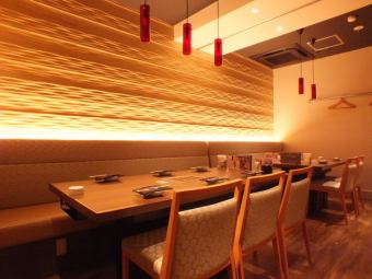 Popular for company banquets! In the back table private room, partitions are prepared according to the number of people ♪