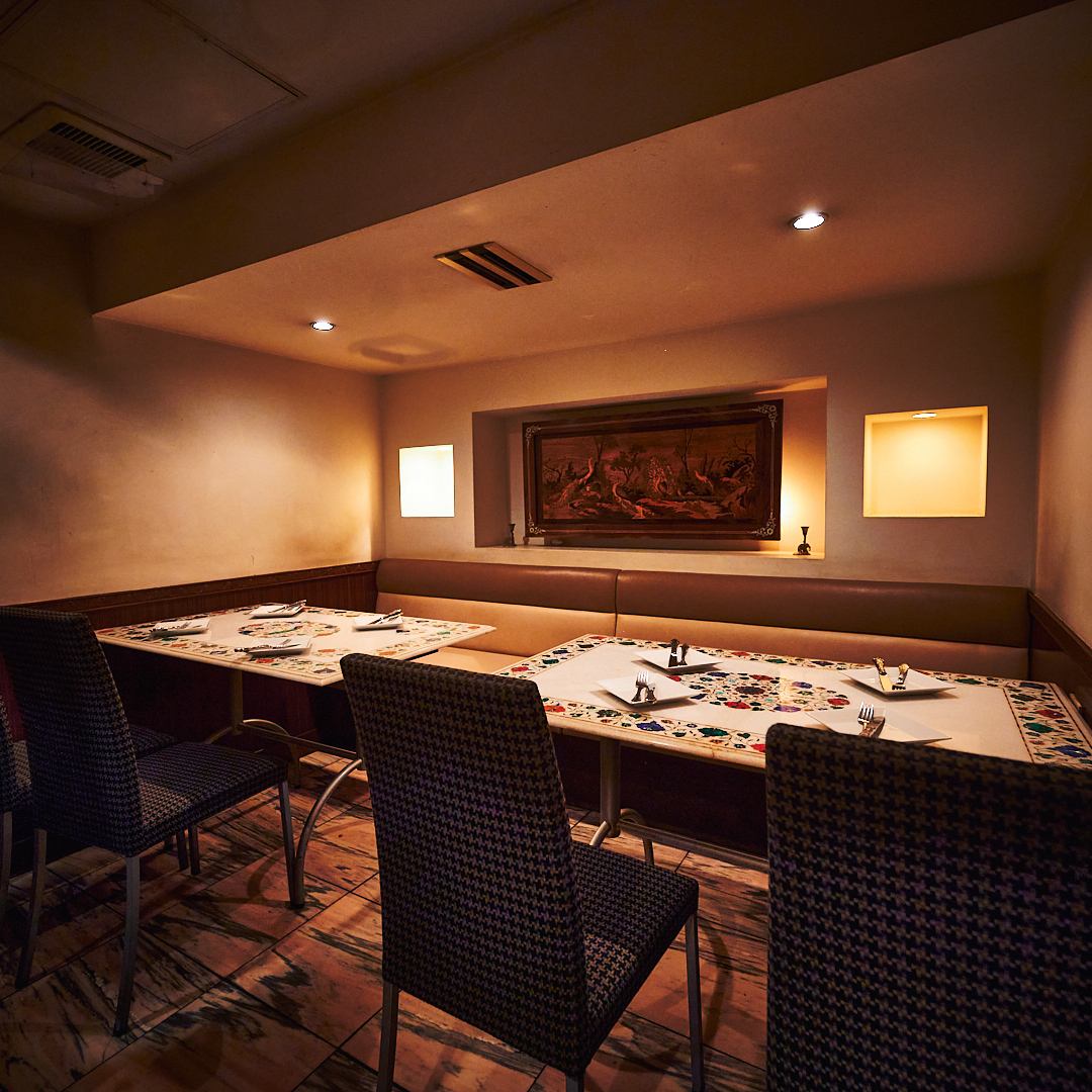 We have a completely private room that can accommodate up to 10 people!