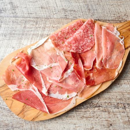 Assorted Spanish ham and salami