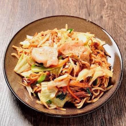 肉蔬菜炒面