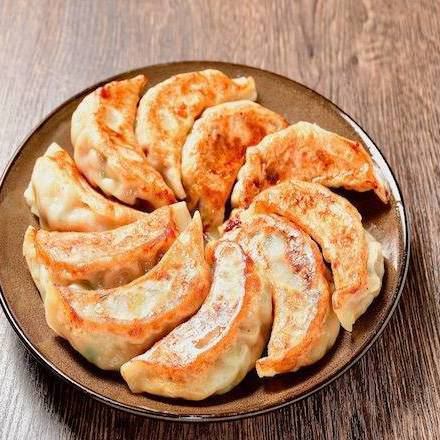 使用国产食材的自家制饺子