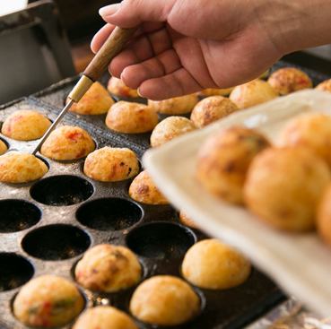 【月~木限定!】スタンダードから創作までたこ焼き食べ放題コース〈全8品〉【120分飲放題付】