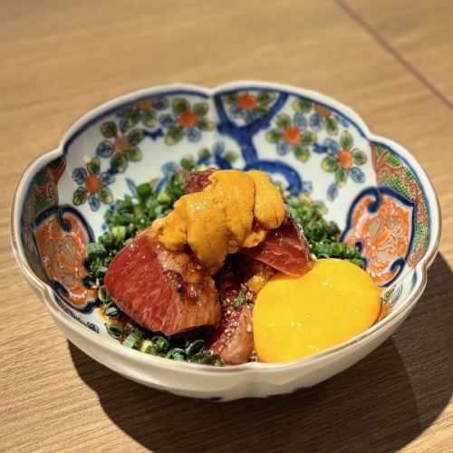 まぐろほほ肉のユッケ