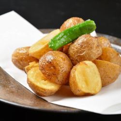 Fried goro potatoes