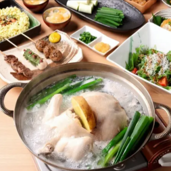 鶏を丸ごと一羽使用したタッカンマリを満喫♪お料理13品2時間飲み放題付コース 6500円→6000円