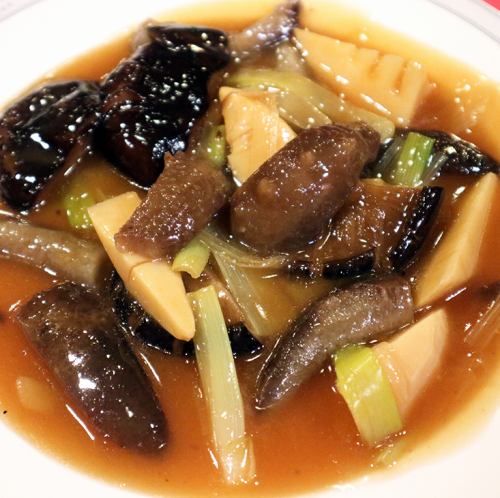 ナマコの醤油煮