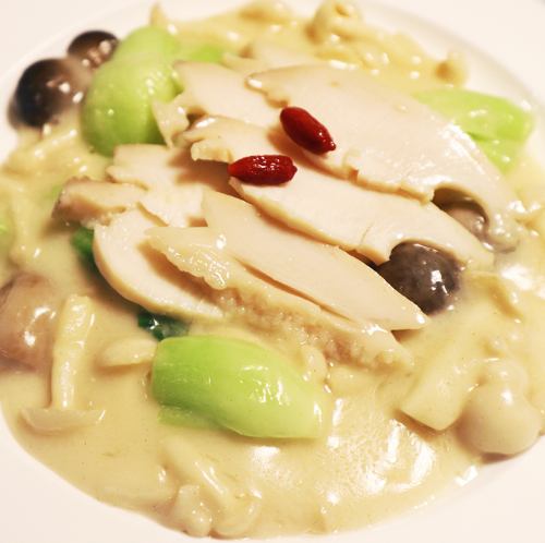 アワビのクリーム煮