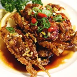 소프트 쉘 클럽의 튀김 기름 소스 소스 (3 개)