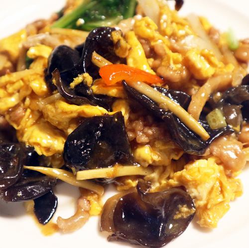 きくらげと玉子炒め