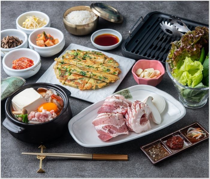 [A must-see for secretaries!!] All-you-can-eat samgyeopsal course with all-you-can-drink 4,500 yen ⇒ 3,800 yen