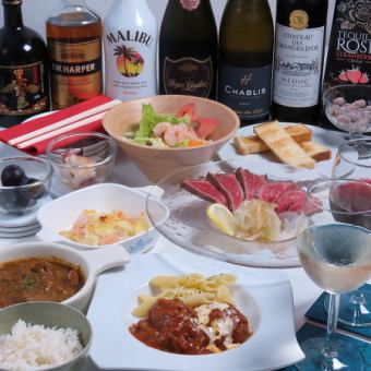 [For a casual dinner♪] [2 hours all-you-can-drink included] 3,850 yen course