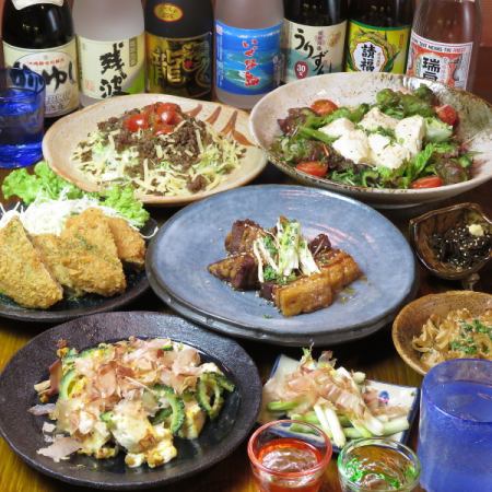 可以品嚐地道的沖繩料理的居酒屋，可以品嚐泡盛和其他沖繩的清酒！