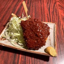 まぐろ味噌串カツ