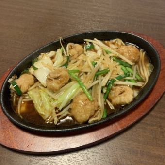 ホルモン炒め