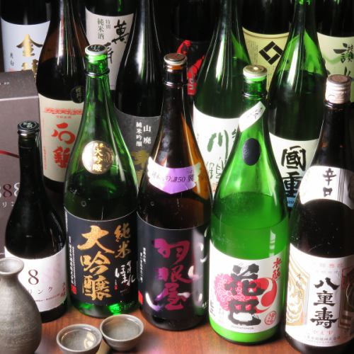 日本酒の種類が豊富！