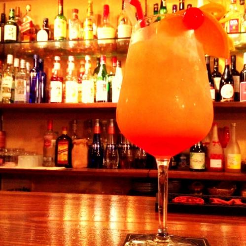 Cocktails are also substantial ♪