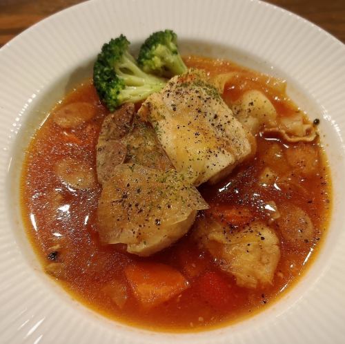 バスク風 豚肉のトマト煮込み