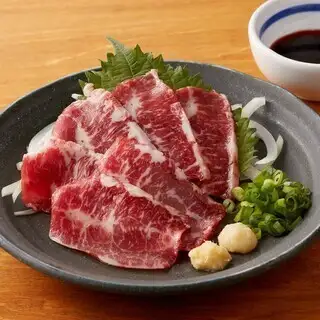 大理石紋肥馬刺身