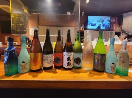 清酒與烤雞肉串特別套餐：2小時無限暢飲，共6道菜，5,500日圓（含稅）