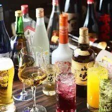 【スタンダード飲み放題＜約40種＞】1,500円(税込)　宴会・接待・記念日・飲み会