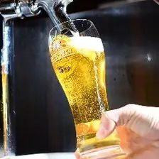 ～生ビール付き～【プレミアム飲み放題＜約40種＞】1,800円(税込)　宴会・接待・記念日・飲み会