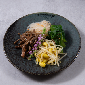 四种口味的什锦蔬菜