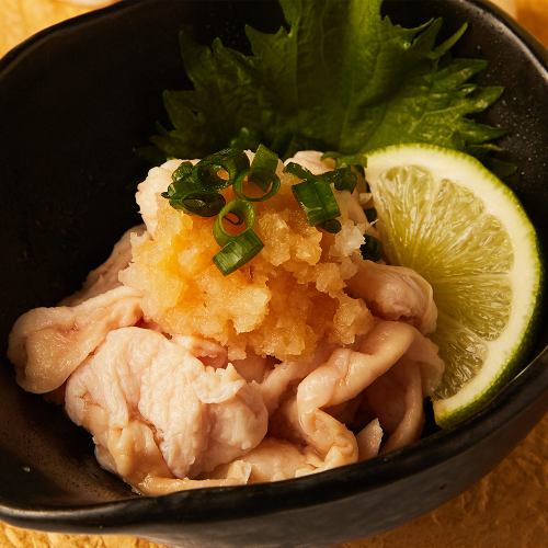 鶏皮九条葱ポン