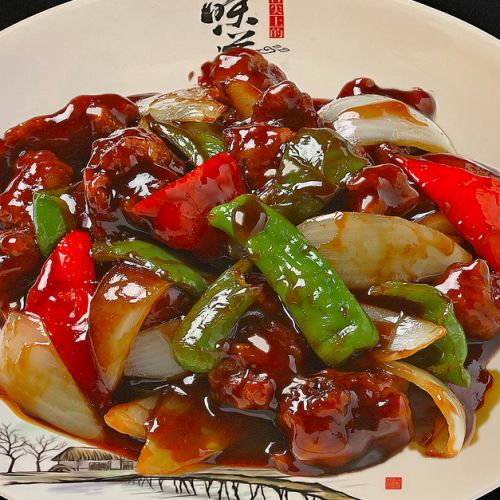 黒酢豚