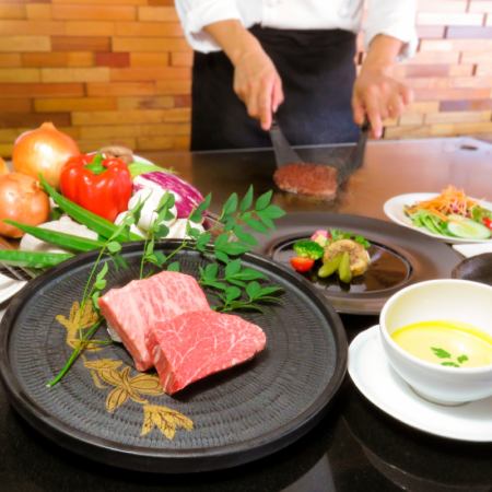 【ランチ】黒毛和牛プレミアムステーキコース　7,700円 (税込)