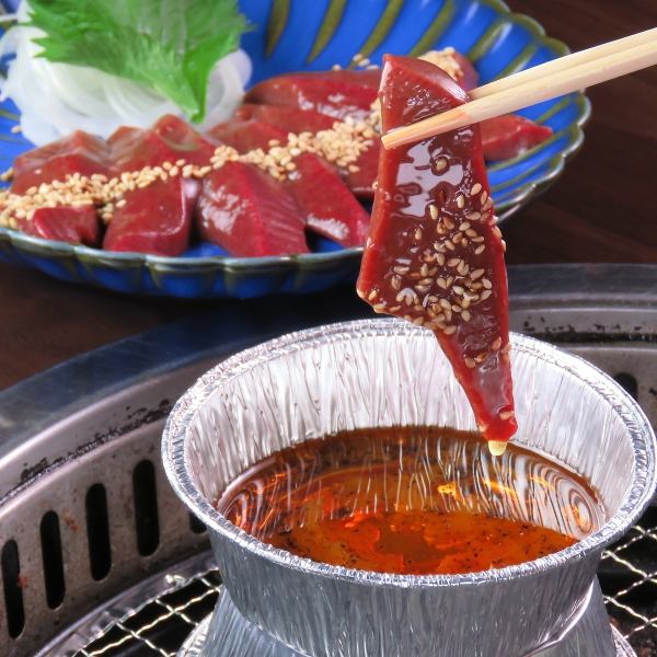 名物『極上レバーしゃぶしゃぶ』