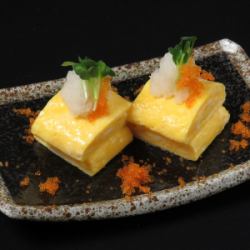 Teppanyaki rolled egg