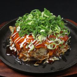 Hiroshima style okonomiyaki