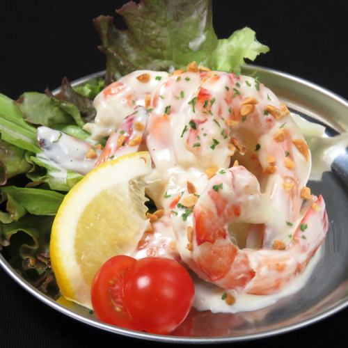 Flame shrimp mayo