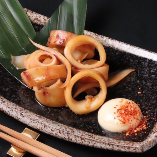 Grilled squid with sweet sauce