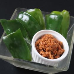 고기 된장 피망