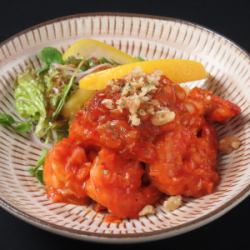 구운 새우 칠레