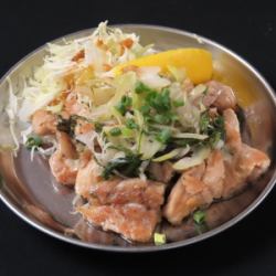 세세와 오바의 파 소금 볶음