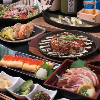 ８月限定　贅沢コース　90分飲み放題付き