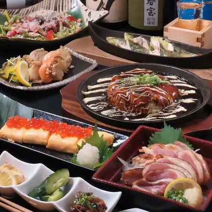 ８月限定　贅沢コース　90分飲み放題付き