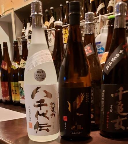 There are over 200 types of shochu available!