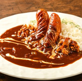 ジャイアントソーセージのハヤシライス