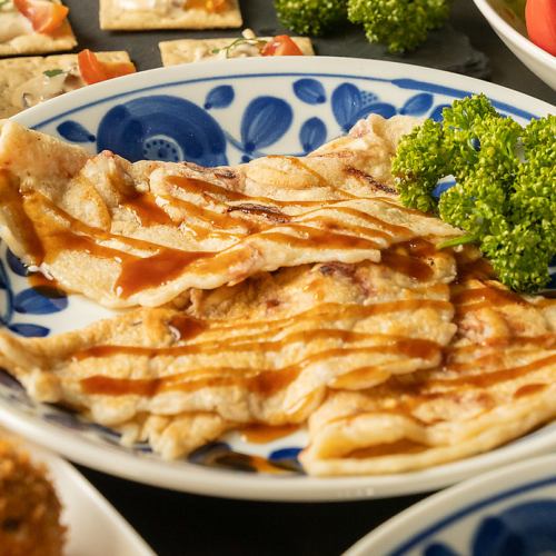 【大阪名物！いか焼き】お好みのトッピングも◎