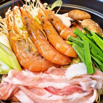 【あったかお鍋で宴会！全7品2時間飲み放題付】創作トムヤムクン鍋コース 4,500円(税込)