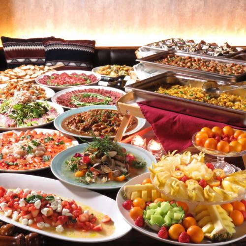 [Buffet course] 5,000 yen for all 12 dishes with all-you-can-drink for 2 hours