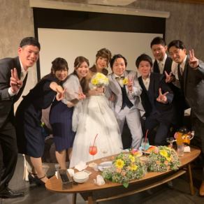 【3층◎전세 전용】결혼식 2차회도 세련된 점내에서 가능!