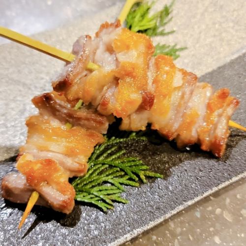 熟成近江牛の串焼き