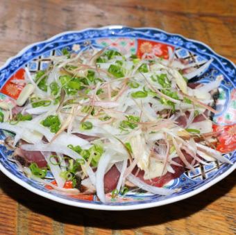 かつおのたたきポン酢