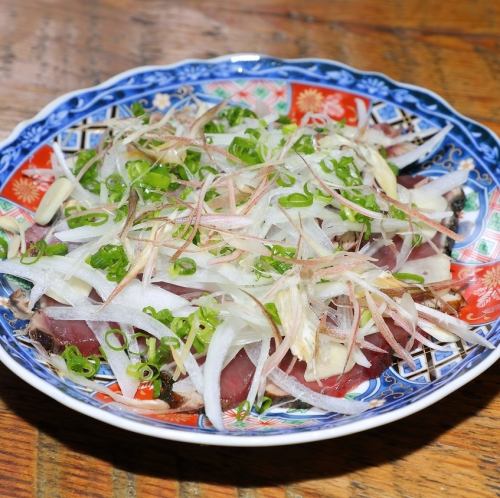 かつおのたたきポン酢