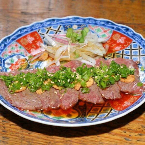 四万十麦酒牛レアたたき