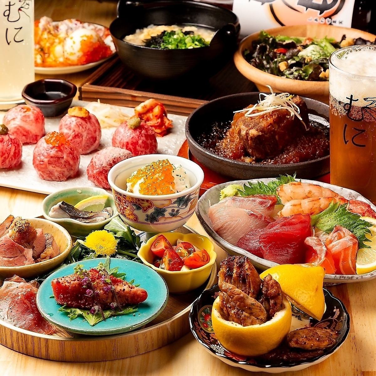 [Instagrammable ◎] Fresh sashimi platters and a wide variety of popular menu items